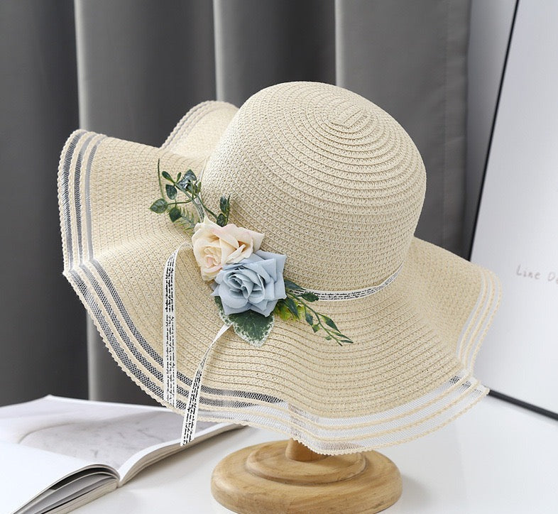 Flower Summer Straw Hat, More Colors