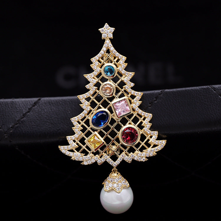 Christmas Tree Brooch