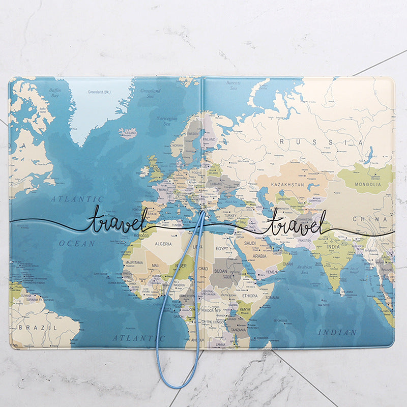 Travel Essential Passport Cover, Blue