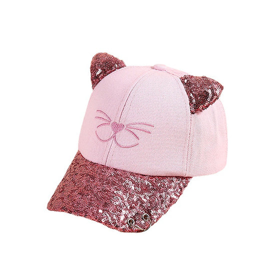 Kids Cute Shimmering Baseball Cap, More Styles