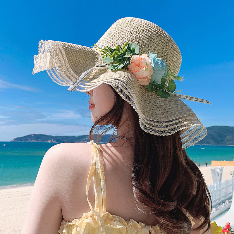 Flower Summer Straw Hat, More Colors