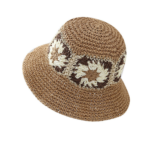 Women Thick Straw Bucket Hat, More Colors