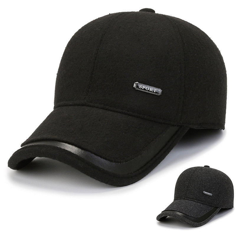 Men Baseball Cap, Black