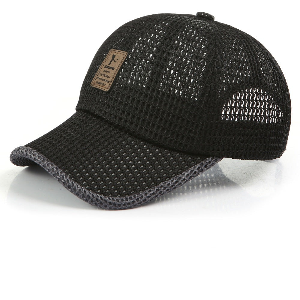 Summer Baseball Cap, Black