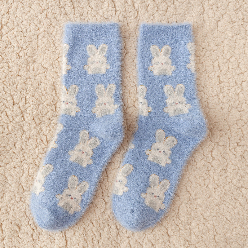 Women Warm Socks, Blue