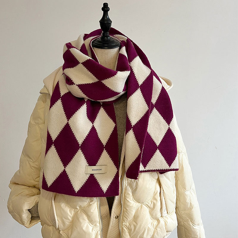 Fashion Winter Warm Knit Scarf, More Colors