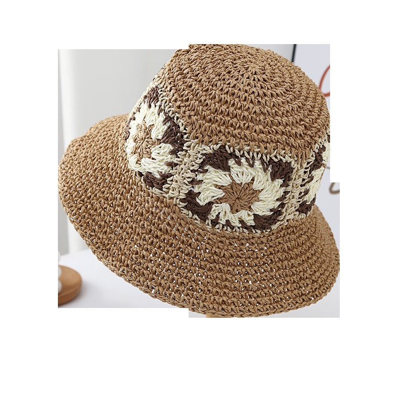 Women Thick Straw Bucket Hat, More Colors