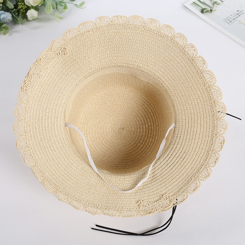 Women Flower Straw Hat, More Colors