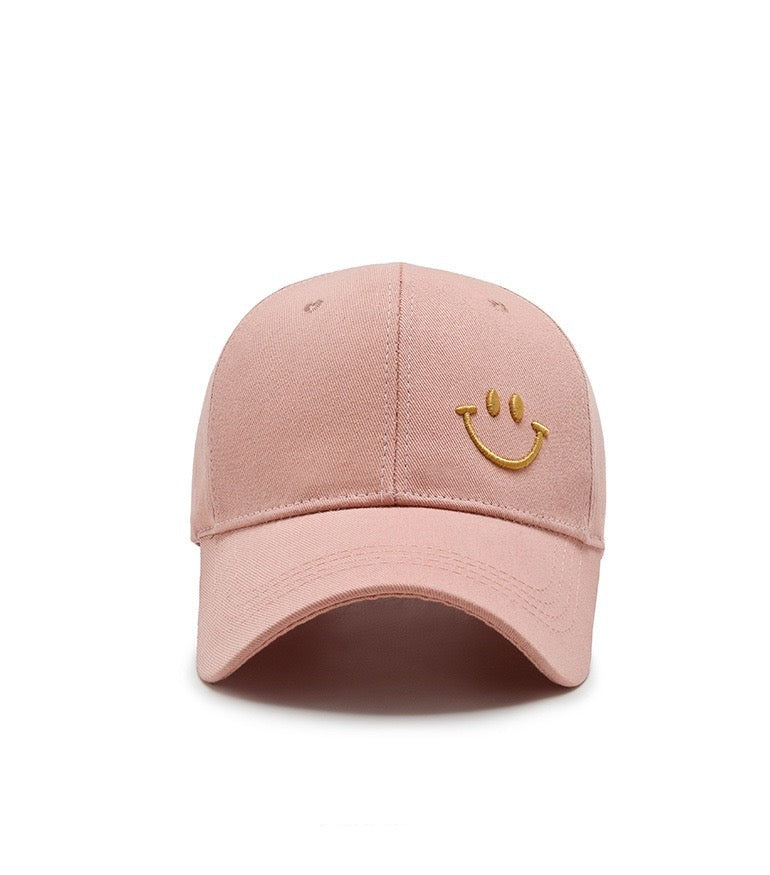 Adult Smiley Face Baseball Cap, More Colors