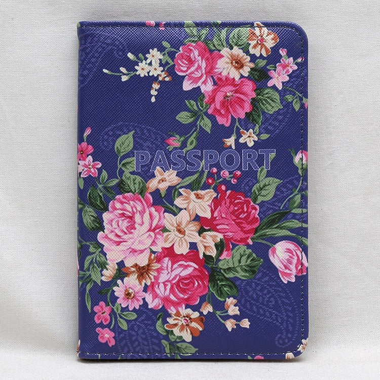 Flower Passport Cover Holder