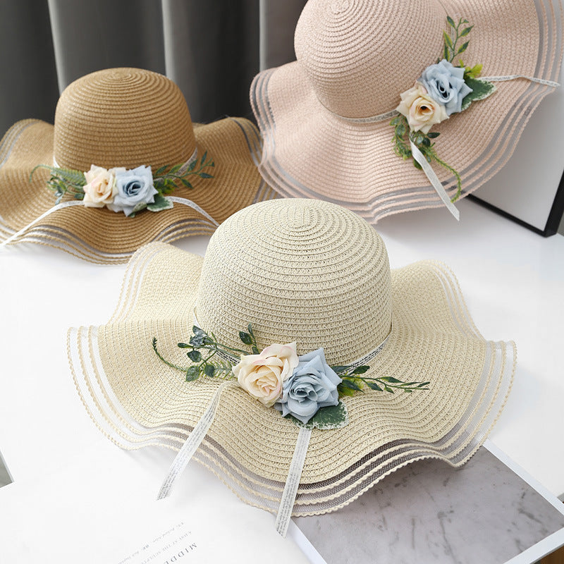 Flower Summer Straw Hat, More Colors