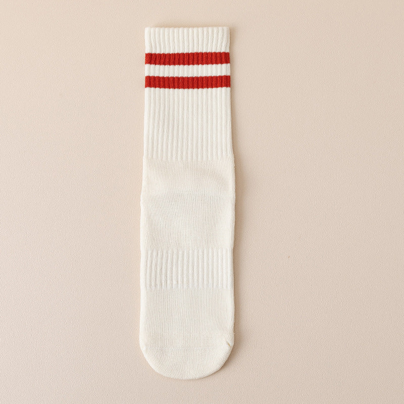 Women Stripe Long Socks