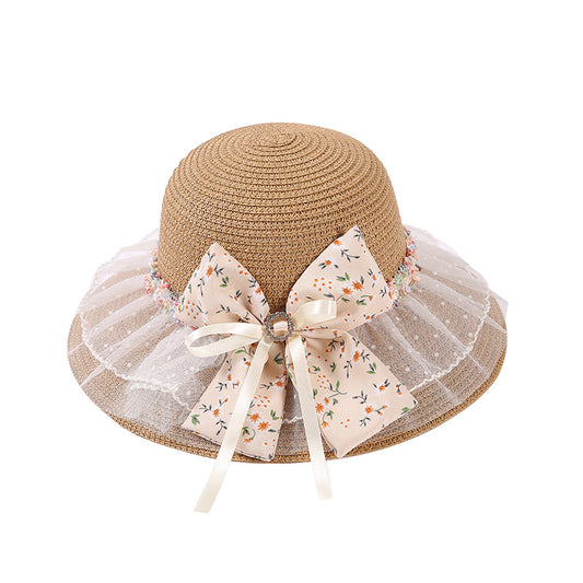 Women Summer Lace Straw Hat, More Colors