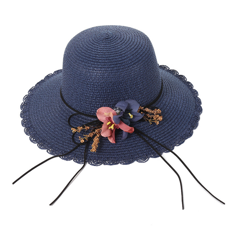 Women Flower Straw Hat, More Colors