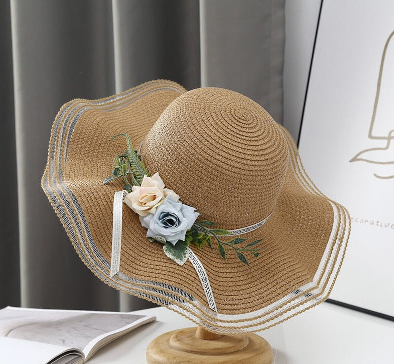 Flower Summer Straw Hat, More Colors