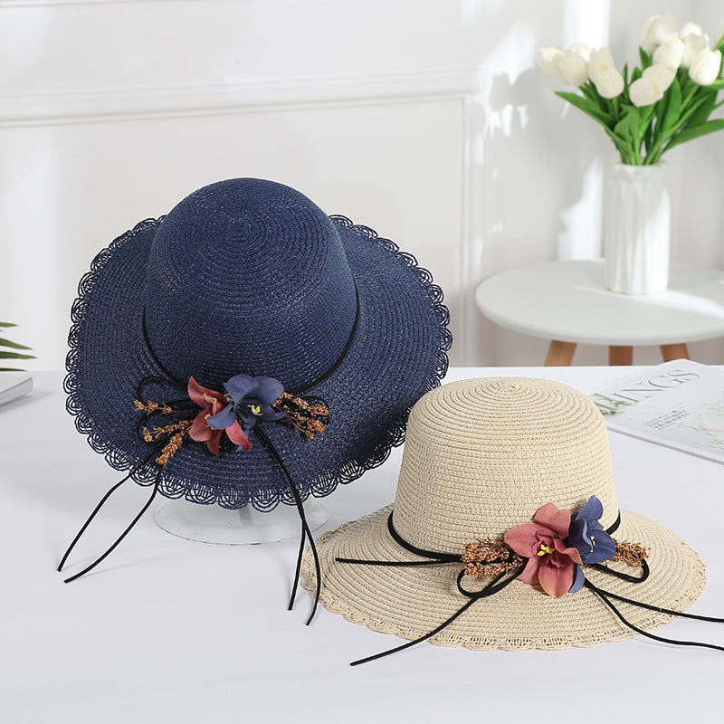 Women Flower Straw Hat, More Colors