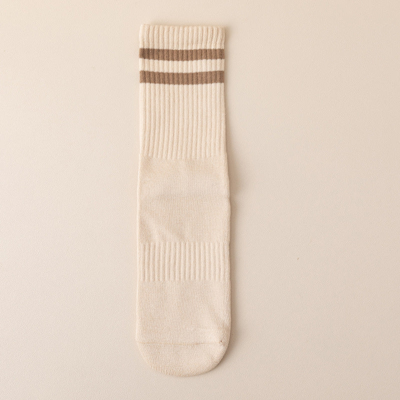 Women Stripe Long Socks