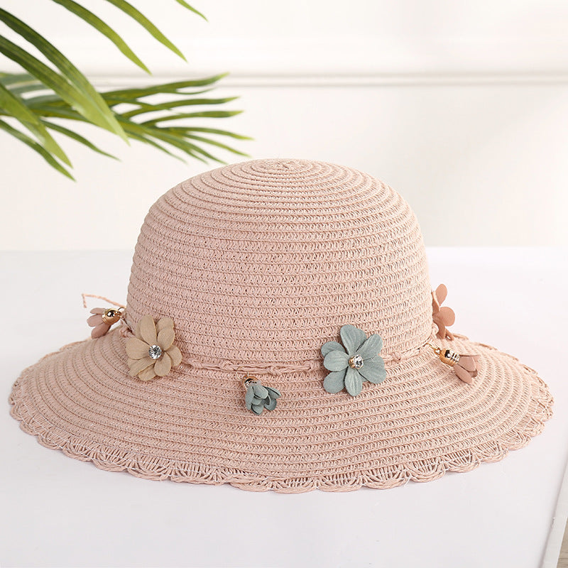 Women Flower Straw Hat, More Colors