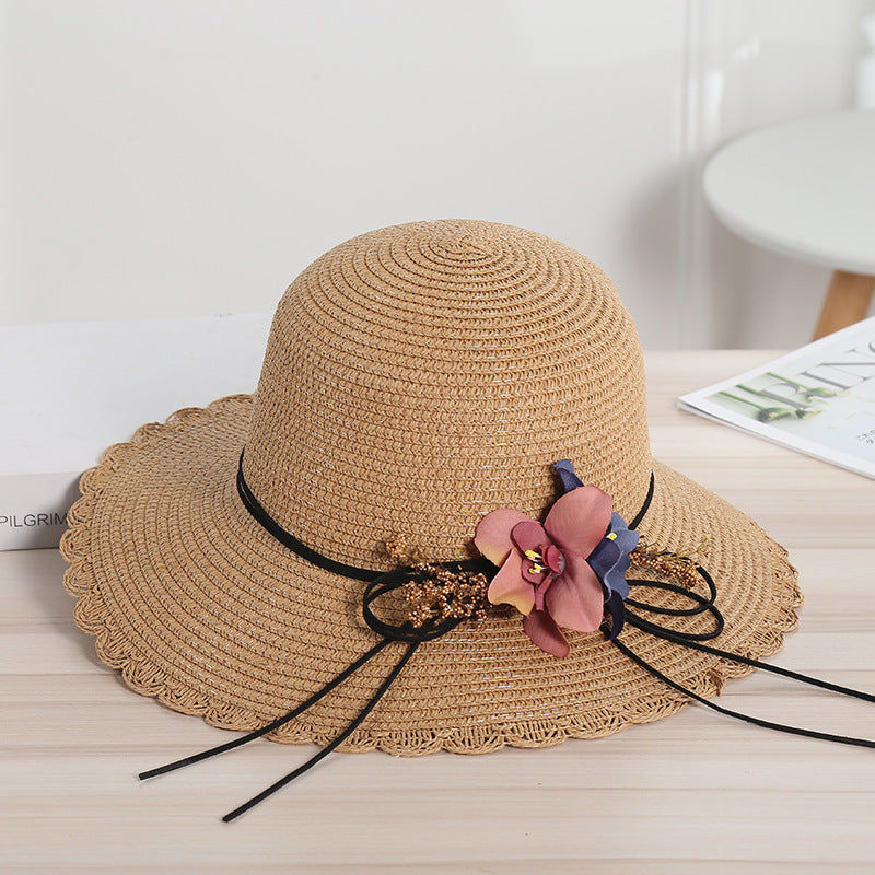 Women Flower Straw Hat, More Colors