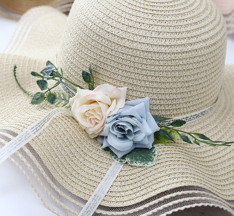 Flower Summer Straw Hat, More Colors