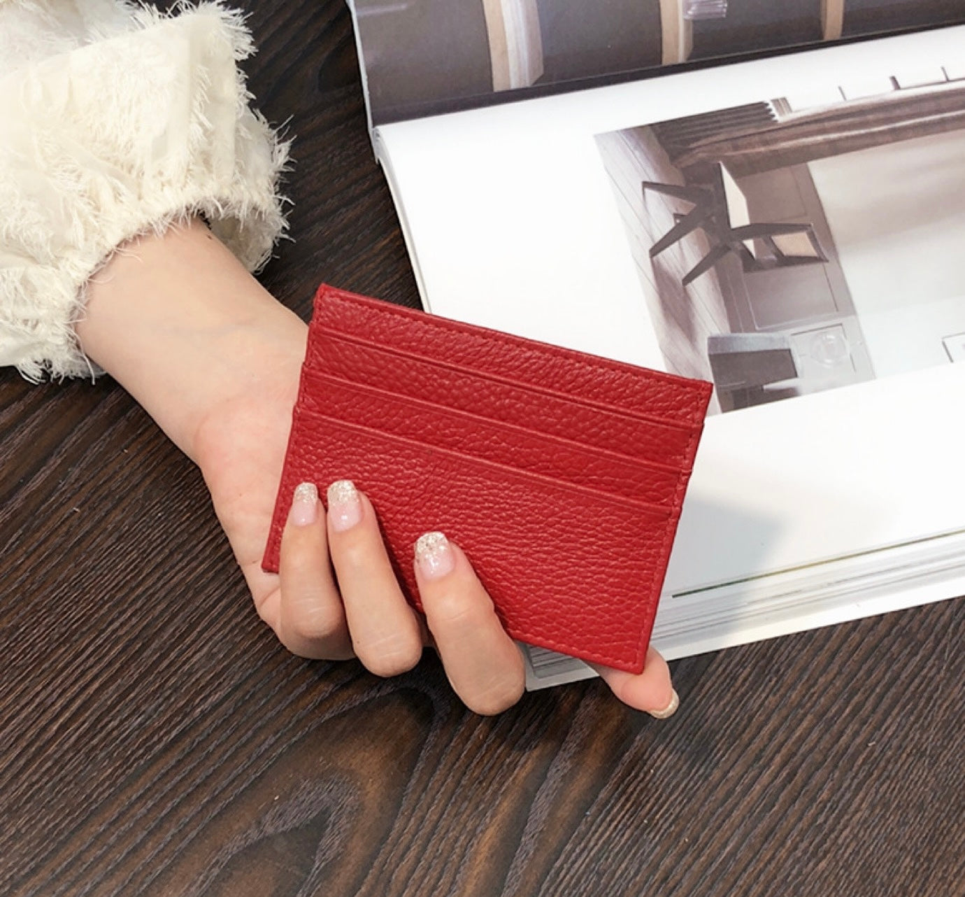 PU Leather Cardholder, More Colors