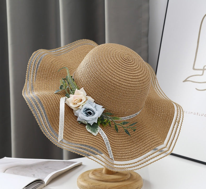 Flower Summer Straw Hat, More Colors