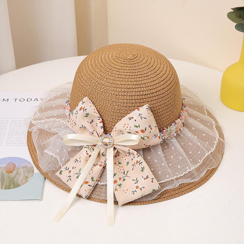 Women Summer Lace Straw Hat, More Colors