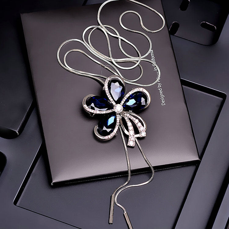 Women Elegant Fashion Flower Pendant