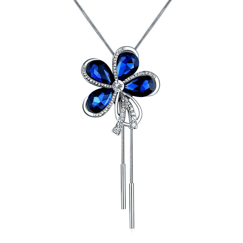 Women Elegant Fashion Flower Pendant