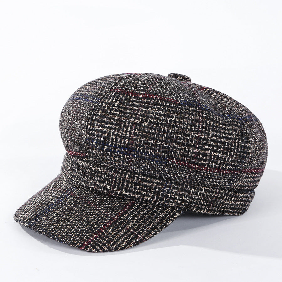 Women Vintage Retro Newsboy Cap