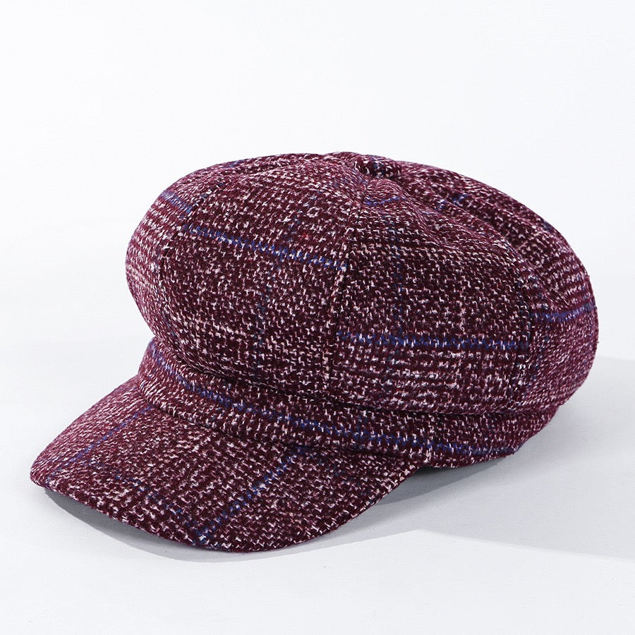 Women Vintage Retro Newsboy Cap