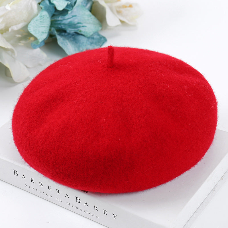 Women French Wool Beret, More Colors