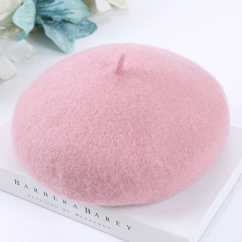 Women French Wool Beret, More Colors