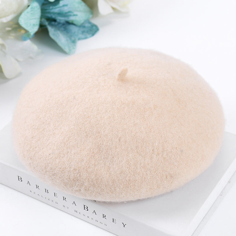 Women French Wool Beret, More Colors