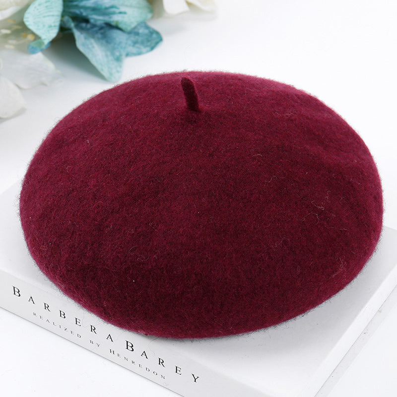 Women French Wool Beret, More Colors