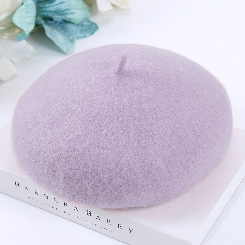 Women French Wool Beret, More Colors