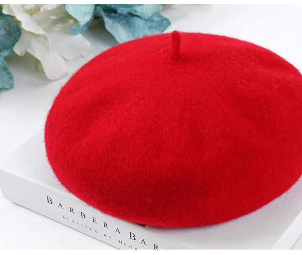 Women French Wool Beret, More Colors