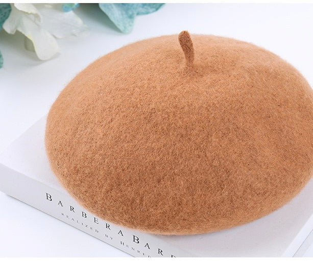 Women French Wool Beret, More Colors