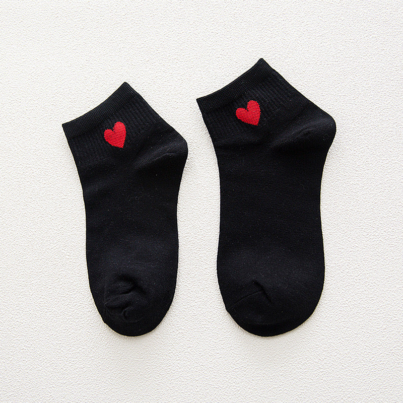 Women Cute Heart Socks