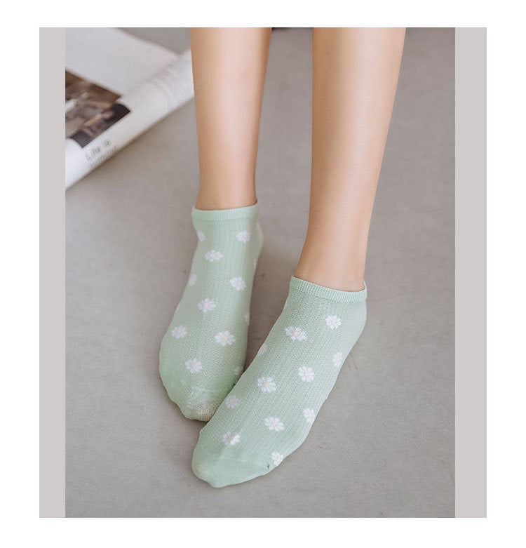 Women Daisy Flower Socks