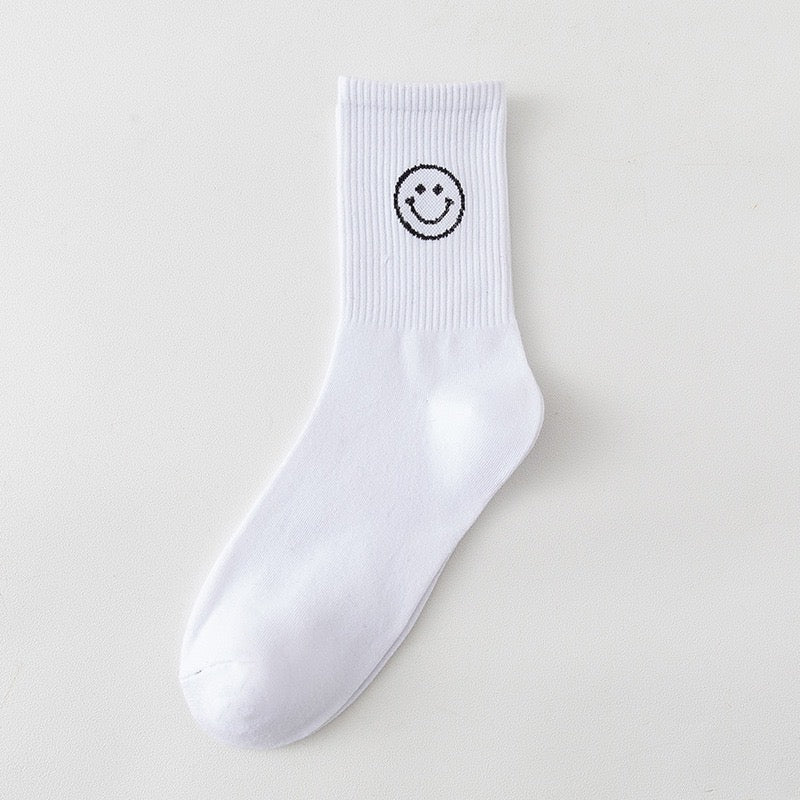 Women Cute Smile Face Socks