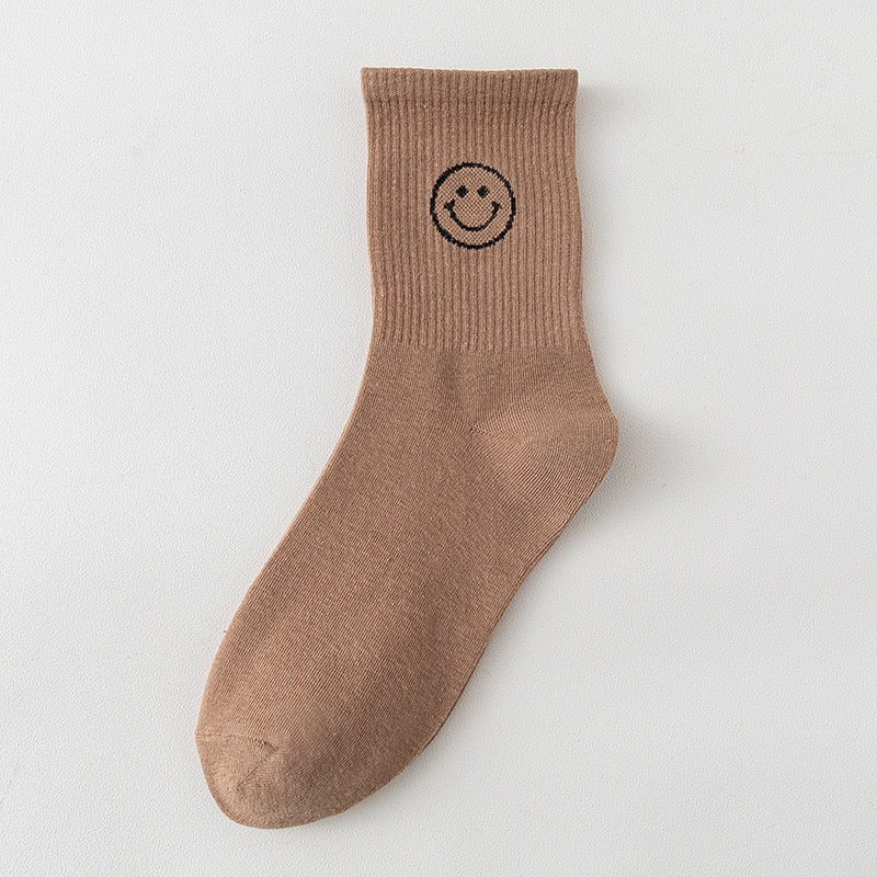 Women Cute Smile Face Socks