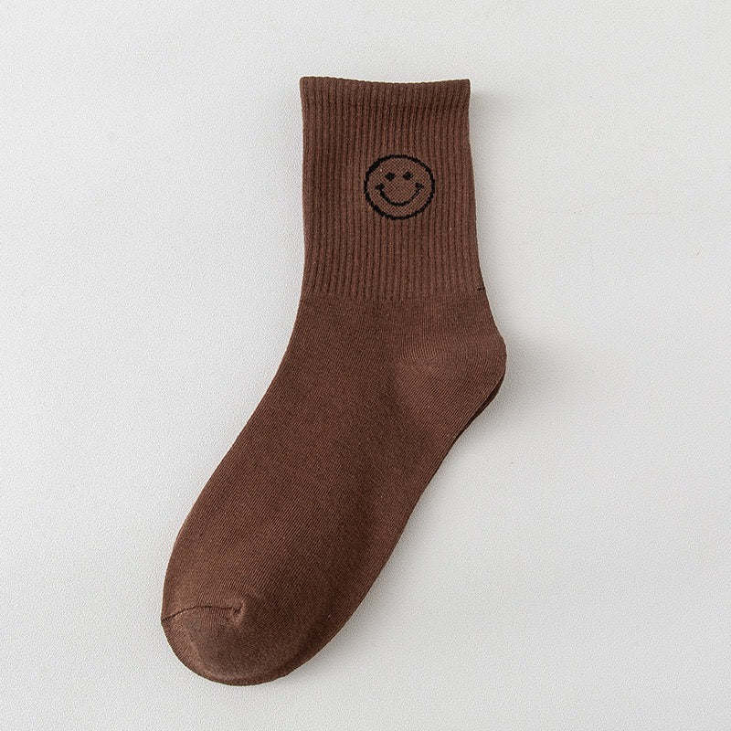 Women Cute Smile Face Socks