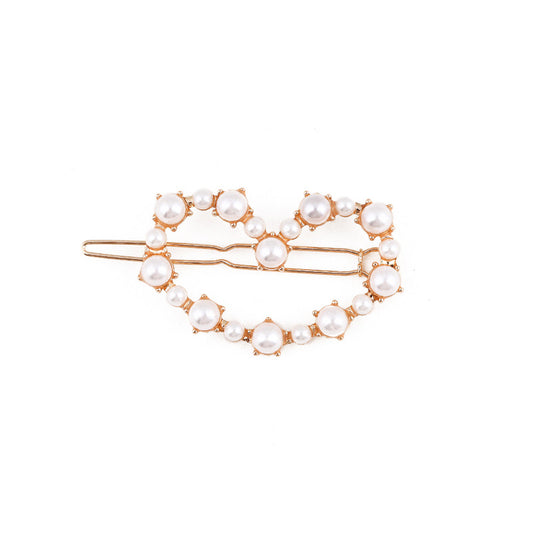 Women Cute Hair Clip with Pearl