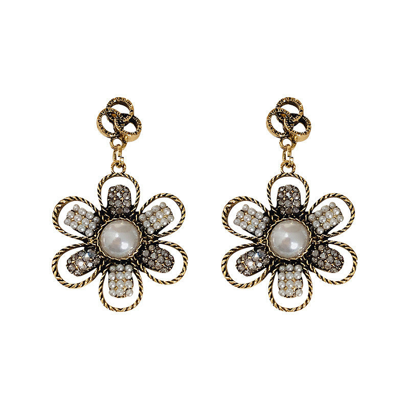 Women Fashion Flower Earrings