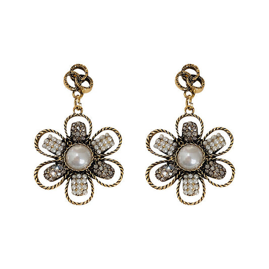 Women Fashion Flower Earrings