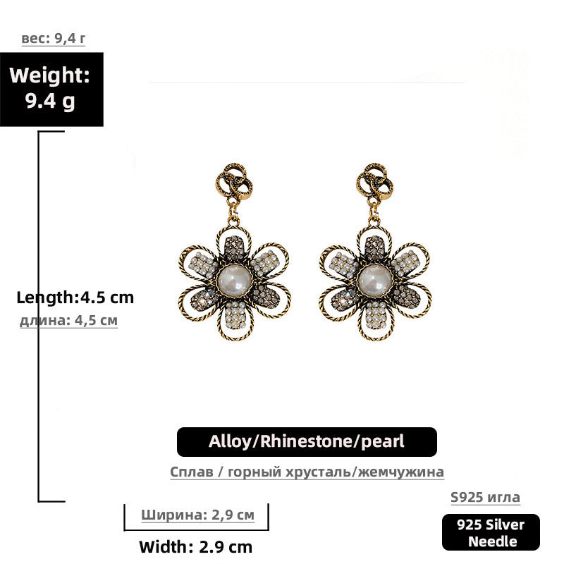 Women Fashion Flower Earrings