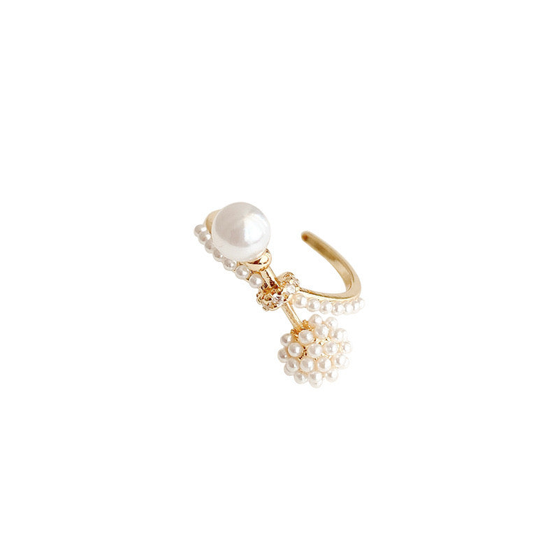 Women Creative Pearl Adjustable Ring