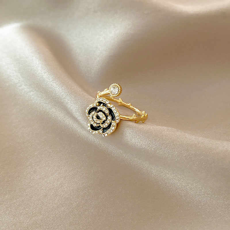 Women Open Flower Ring