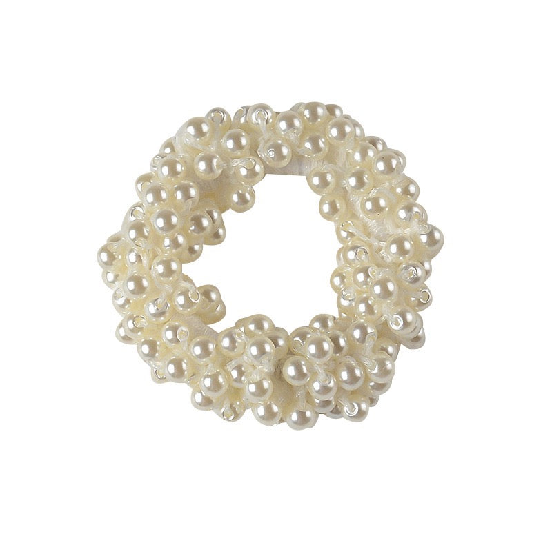 Women Hair Tie With Pearl